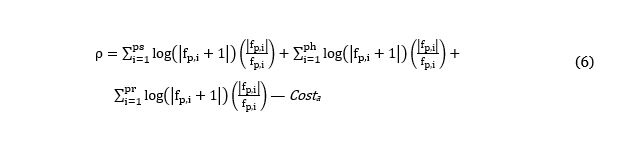 Equation 6. Action fitness/reward