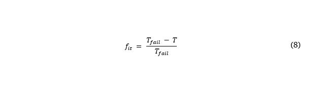 Equation 8. Fitness of Evolved Solution