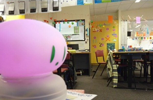 Figure 1 - Ambient orb in a classroom
